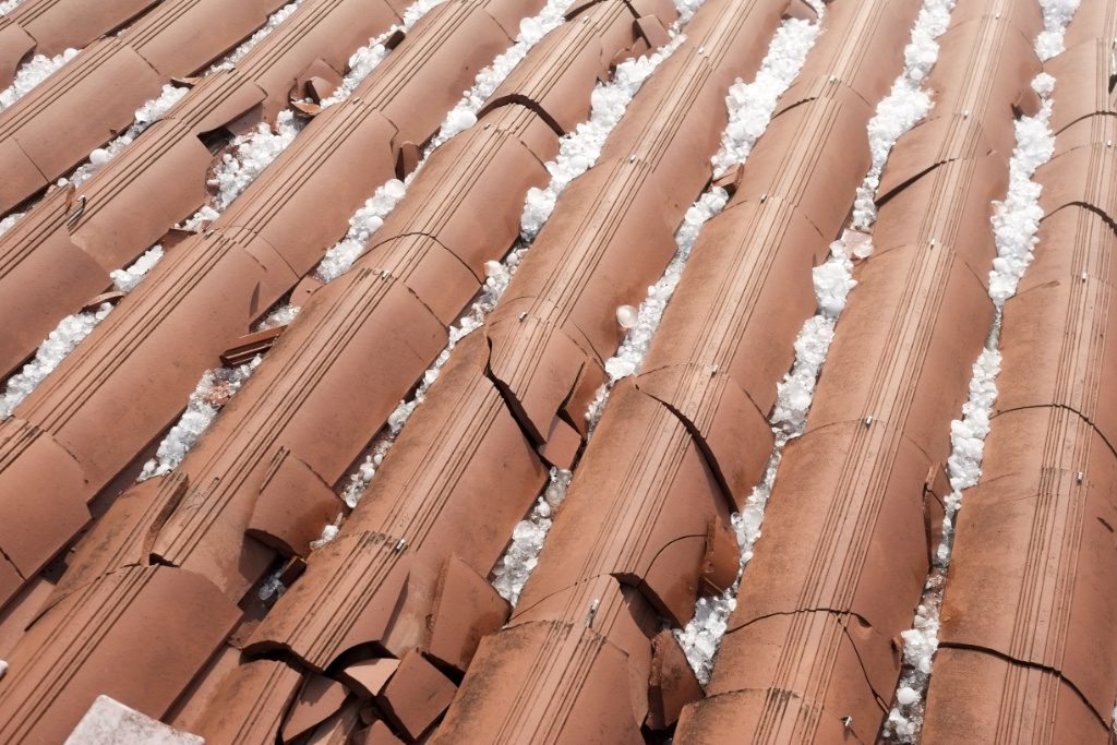 Hail Damaged Roof