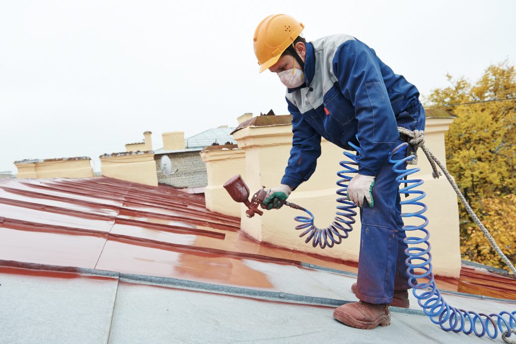 Metal Roof Maintenance Painting