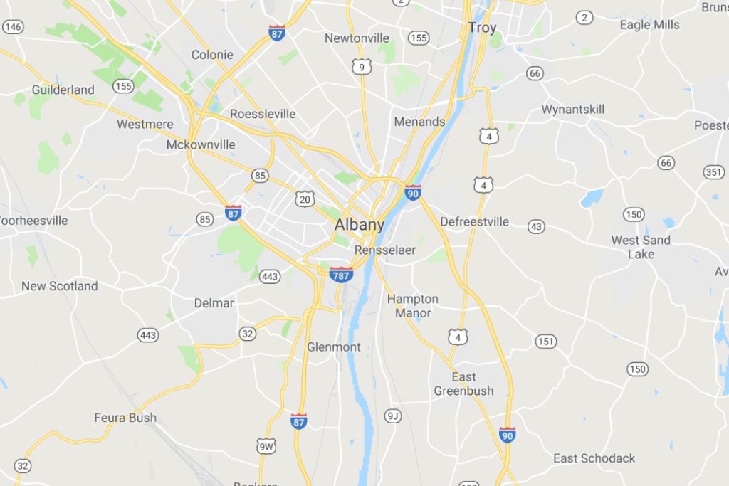Albany New York Service Area Map Expert Metal Roofers