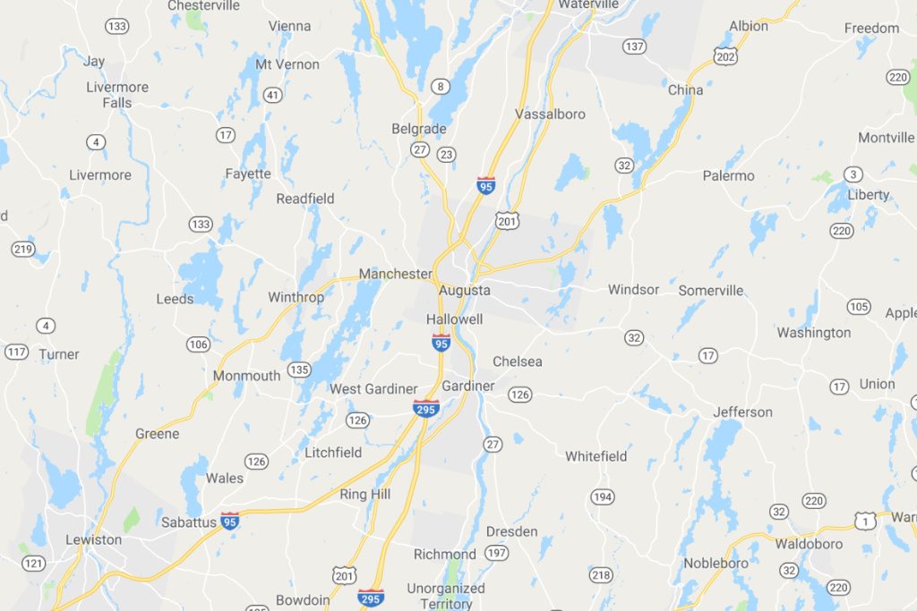 Augusta Maine Service Area Map Expert Metal Roofers