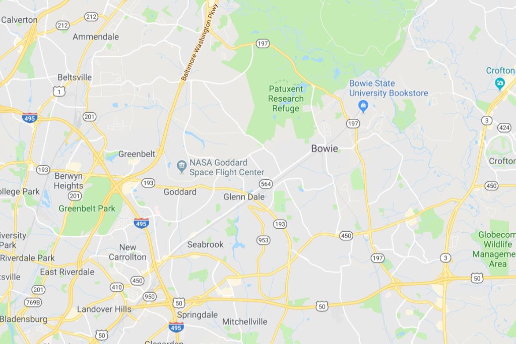 Bowie Maryland Service Area Map Expert Metal Roofers