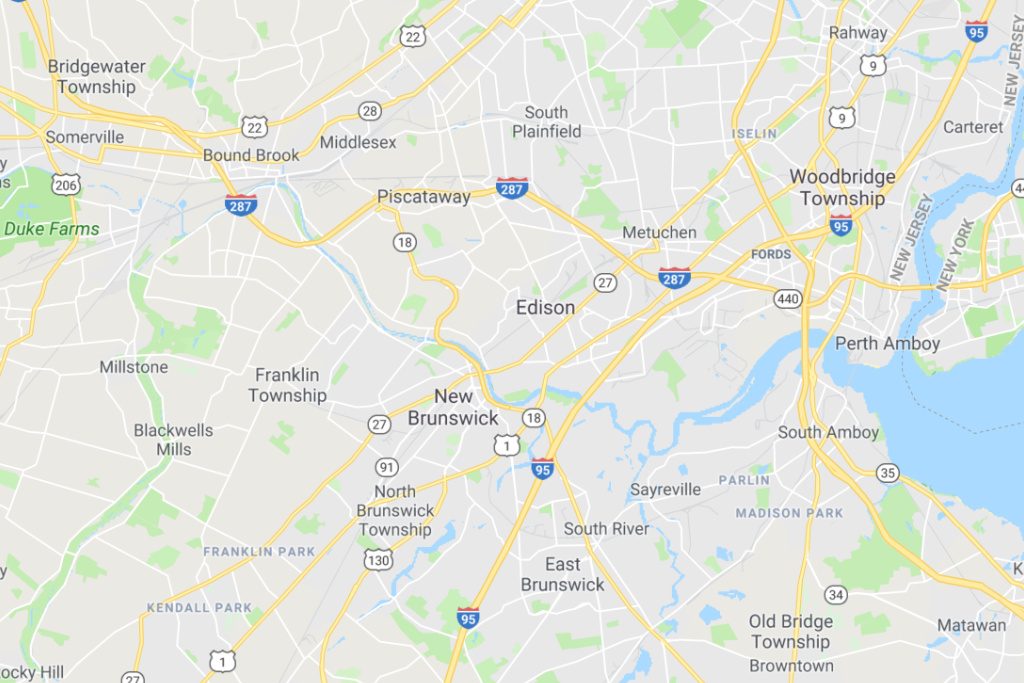 Edison New Jersey Service Area Map Expert Metal Roofers