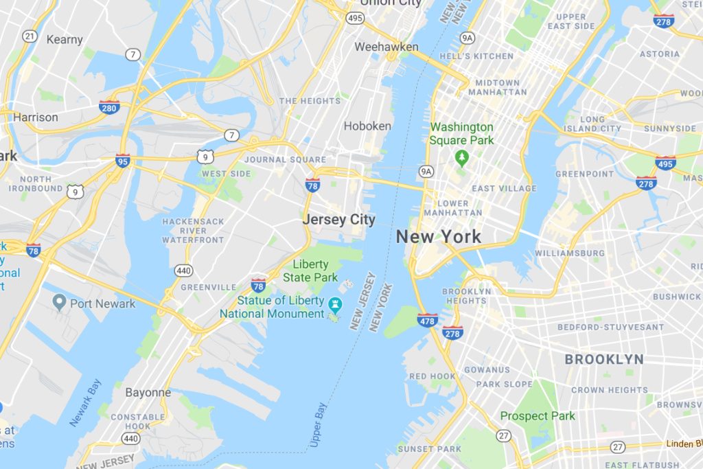 Jersey City New Jersey Service Area Map Expert Metal Roofers