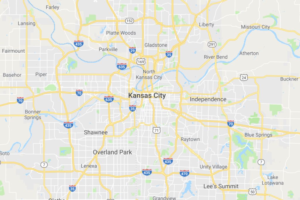Kansas City Kansas Service Area Map Expert Metal Roofers