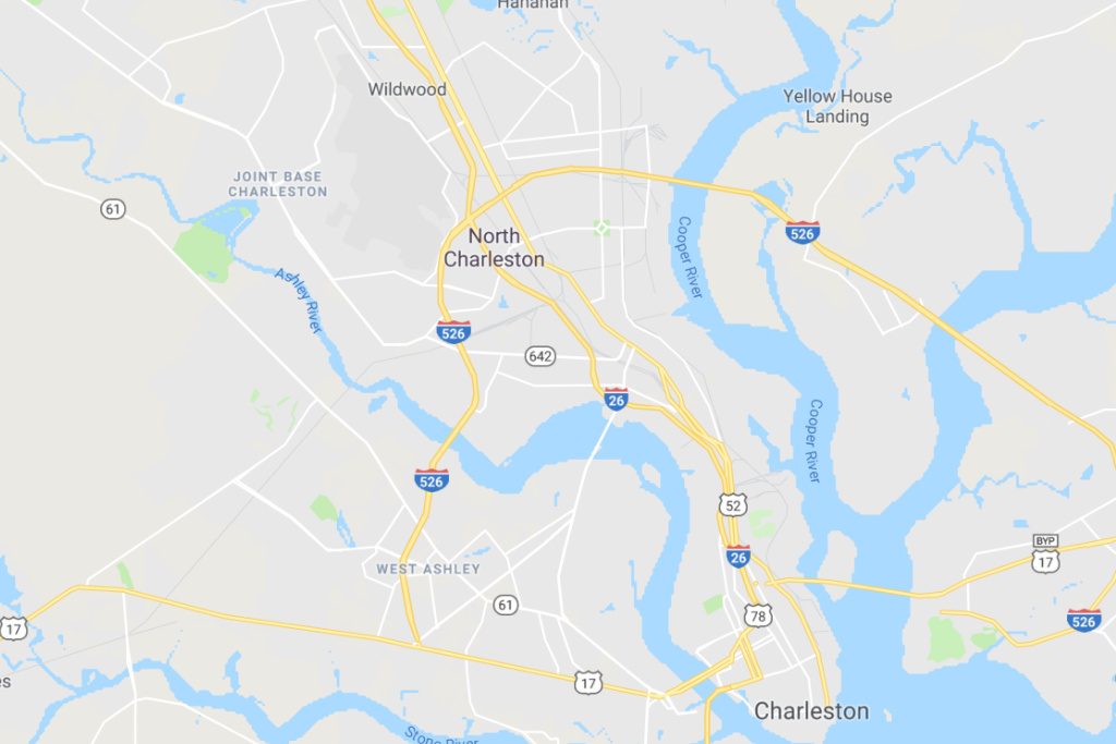 North Charleston South Carolina Service Area Map Expert Metal Roofers