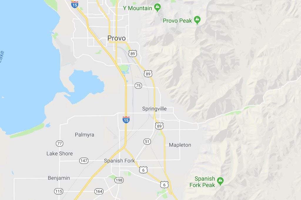 Provo Utah Service Area Map Expert Metal Roofers
