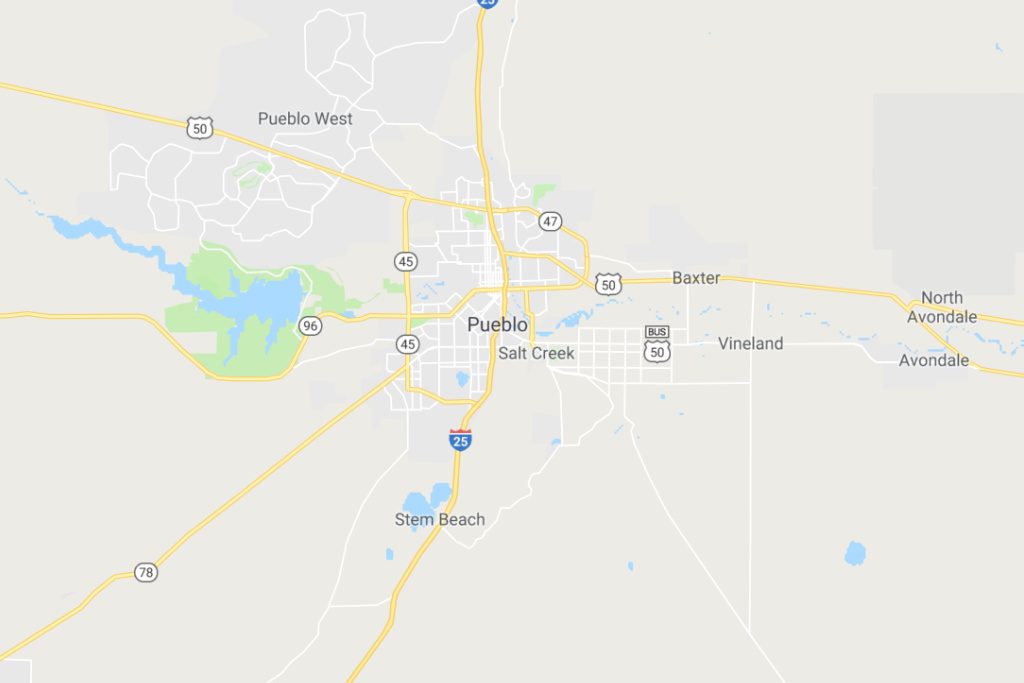 Pueblo Colorado Service Area Map Expert Metal Roofers