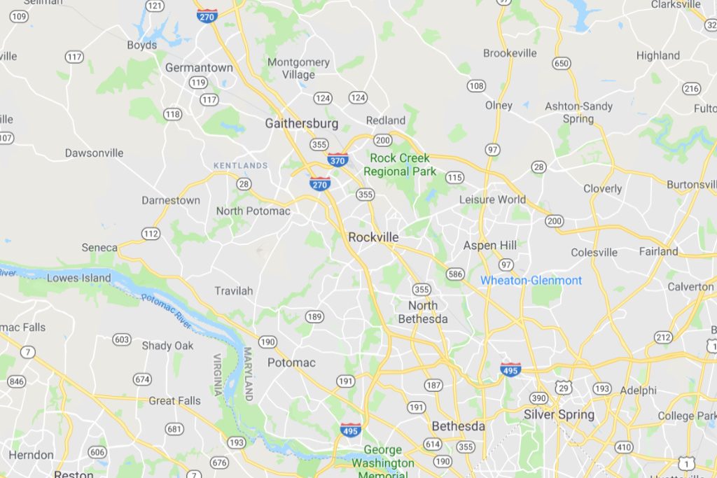 Rockville Maryland Service Area Map Expert Metal Roofers