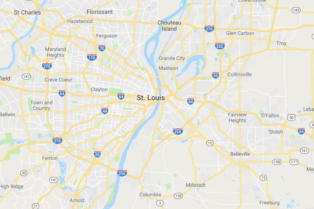 St Louis Missouri Service Area Map Expert Metal Roofers