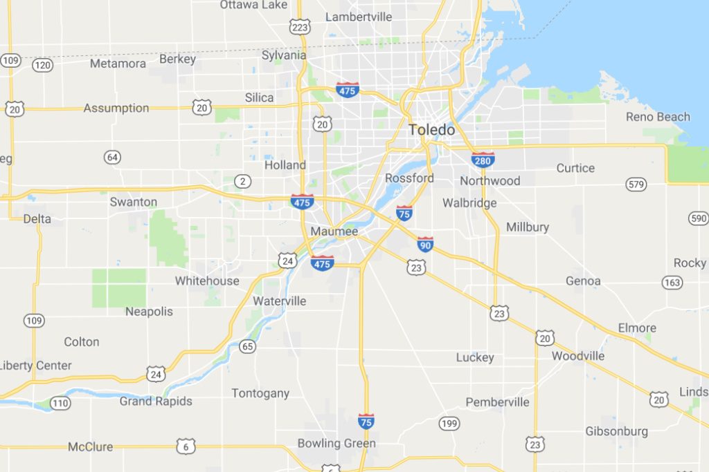 Toledo Ohio Service Area Map Expert Metal Roofers
