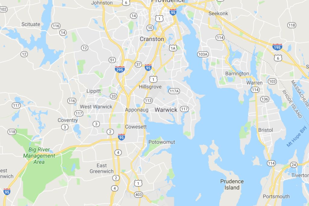 Warwick Rhode Island Service Area Map Expert Metal Roofers