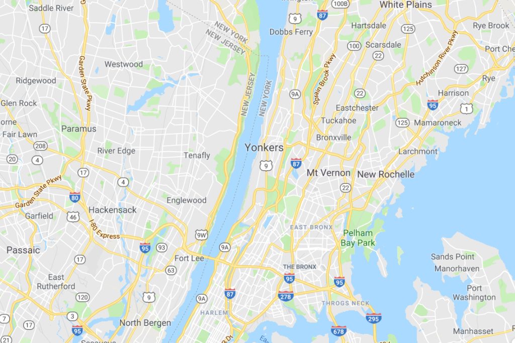 Yonkers New York Service Area Map Expert Metal Roofers